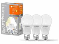 LEDVANCE Smart+ WLAN LED E27 Birne A75 Weiß 9,5W/1055lm 2700K 3er Pack
