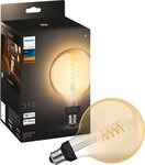 Philips Hue LED-Filament White Giant Globe G125 550lm, E27, 1 St., Warmwei&szlig;