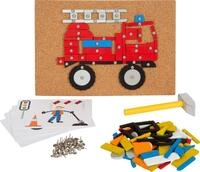 Small Foot Lernspielzeug H&auml;mmerchenspiel Fahrzeuge der Stadt