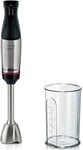 BOSCH Stabmixer ErgoMaster Serie 6 MSM6M610, 4 Klingen, Mixfu&szlig; Edelstahl,...