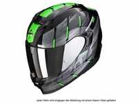 Scorpion Exo Motorradhelm 520 Evo Air Maha schwarz-grün, Integralhelm aufpumpbare