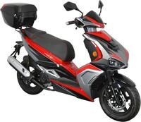 GT UNION Motorroller Striker 45, 49,5 ccm, 45 km/h, Euro 5, (Set, mit Topcase),