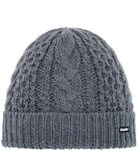 Eisb&auml;r Beanie Afratos M&uuml;tze Stylische M&uuml;tze mit Zopfmuster und Fleece-Innenband,