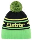 Eisb&auml;r Bommelm&uuml;tze M&uuml;tze (Pompon) Chani - Merinomix - schwarz/gr&uuml;n/limone -...
