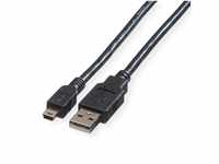 ROLINE USB 2.0 Kabel USB-Kabel, USB 2.0 Typ A Männlich (Stecker), USB 2.0 Typ...