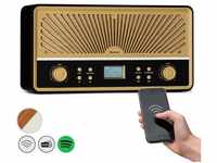 Auna Glastonbury Go Radio (DAB/FM-Radio, 6 W, Bluetooth Stereonanlage DAB UKW...