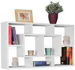 Wohnling Wandregal WL5.167 PAOLA wei&szlig; MDF-Holz H&auml;ngeregal Wandboard offen...