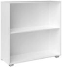Casaria B&uuml;cherregal Vela, Wei&szlig; Holz 2 F&auml;cher 77x60x28cm Kinder Standregal