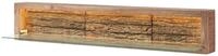Massivmoebel24 Wandregal BARK, 1-tlg., Wandregal Akazie 145x30x27 natur lackiert BARK