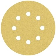 BOSCH Schleifpapier Schleifpapier mit 8&nbsp;L&ouml;chern f&uuml;r Exzenterschleifer,...
