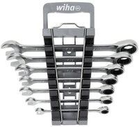 Wiha Ringschl&uuml;ssel Wiha 45244 Maul-Ringratschenschl&uuml;ssel 8teilig...