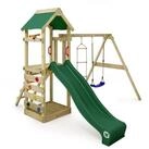 Wickey Spielturm FreeFlyer &ndash; Kletterger&uuml;st mit Sandkasten, Rutsche & Kletterwand,