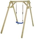 Wickey Einzelschaukel Smart One &ndash; Holzschaukel f&uuml;r Kinder mit Einzelsitz,