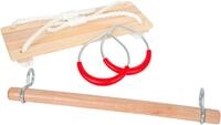 Small Foot Schaukelsitz Schaukel-Set 3 in 1, mit Trapez, Schaukel und Turnringen