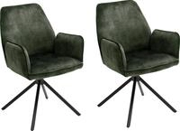MCA furniture Esszimmerstuhl Ottawa mit Armlehne (Set, 2 St), Vintage...