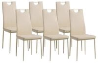 Albatros International Esszimmerstuhl Esszimmer St&uuml;hle 4 er Set SALERNO, Stuhl