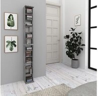 Vicco CD-Regal, Beton/Beton, 21 x 183.6 cm Gro&szlig;, 1-tlg.