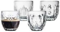 La Rochere Espressoglas Facetten Espressogl&auml;ser 100 ml 4er Set, 4-tlg., Glas