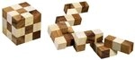 Philos Spiel, Schlangenw&uuml;rfel - klein - Denkspiel - Knobelspiel - Geduldspiel