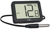TFA Dostmann Raumthermometer TFA 30.1066.01 digitales Thermometer mit...