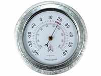 NEXTIME Gartenthermometer 4302GA, aus Metall mit Messbereich bis 60°C