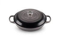LE CREUSET Bratentopf Gourmet-Profitopf, Gusseisen grau 30 cm
