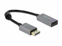 Delock Aktiver Adapter Displayport 1.4 > HDMI Buchse 4K 60Hz Audio- &...