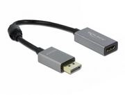 Delock DeLOCK Aktiver Adapter Displayport 1.4 > HDMI Audio- & Video-Adapter