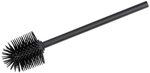 WENKO WC-Reinigungsb&uuml;rste WC-B&uuml;rste aus Silikon, &Oslash; 8 cm, schwarz, WENKO,