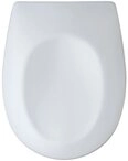 WENKO WC-Sitz Varoni, strapazierf&auml;higer Toilettensitz aus Duroplast mit