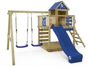 Wickey Spielturm Smart Cave &ndash; Abenteuer-Kletterger&uuml;st mit Schaukel, Leiter &