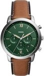 Fossil Quarzuhr FS5963 FS5963, Fossil FS5963 NEUTRA Uhr Herrenuhr Lederarmband Datum