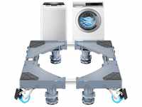 en.casa Waschmaschinen-Untergestell Füße bis 500 kg - 79478690