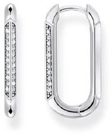 THOMAS SABO Paar Creolen silber, mit Zirkonia (synth)