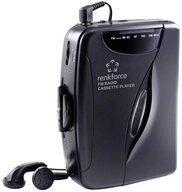 Renkforce Renkforce RF-CP-150 Tragbarer Kassettenspieler Schwarz tragbarer...