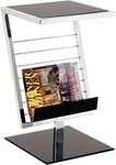 HAKU Beistelltisch Sofatisch, Wohnzimmertisch (1-St), rechteckig - aus Metall...