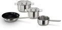 BOSCH Kochtopf HEZ9SE040, Edelstahl (4-tlg), 4-teiliges Set