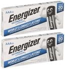 Energizer 20x Energizer Ultimate Batterie Lithium LR03 1.5V AAA Micro L92 Batterie