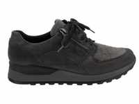 Waldläufer Hiroko-Soft, Sneaker, Velour/Lack/Stretch, carbon, / asphalt...