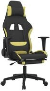vidaXL Gaming-Stuhl Gaming-Stuhl mit Massage & Fu&szlig;st&uuml;tze Schwarz und Hellgr&uuml;n