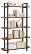VASAGLE B&uuml;cherregal Standregal, mit 4/5 Ebenen, einfacher Aufbau