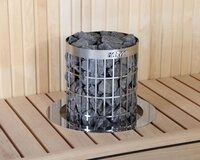 HARVIA Saunaofen Harvia CILINDRO E Saunaofen silver steel ohne Steuerung