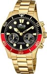 Lotus Chronograph Lotus Herrenuhr Edelstahl gold Lotus, (Chronograph), Herren