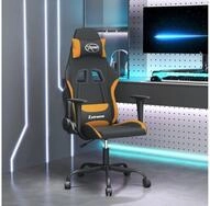 vidaXL Gaming-Stuhl, Gamer Stuhl Schwarz und Orange Stoff