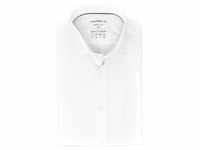 MARVELIS Businesshemd Easy To Wear Hemd - Body Fit - Langarm - Einfarbig - Weiß