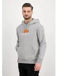 Alpha Industries Hoodie Basic Hoodie BL Rubber grau L (50/52)