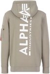 Alpha Industries Kapuzensweatshirt BACK PRINT HOODY Baumwollmischung, regular fit