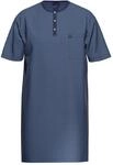 Pyjama AMMANN "Nachthemd 1/2 Arm Men / Nightwear", Herren, Gr. 56, blau,
