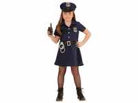 Karneval-Klamotten Polizei-Kostüm Polizistin FBI Uniform Mädchen