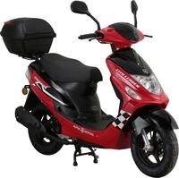 Alpha Motors Motorroller CityLeader, 50 ccm, 25 km/h, Euro 5, inkl. Topcase